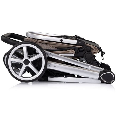 Carucior Chipolino Vista 2 in 1 tiramisu, Culoare: Crem, Model: 2 in 1,poza 8