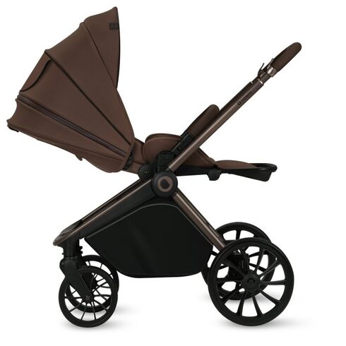 Carucior 3 in 1, Lionelo, Mika Plus, Pana la 22 kg, ECE R129, Mocha Mousse, Culoare: Multicolor, Model: 3 in 1,poza 8