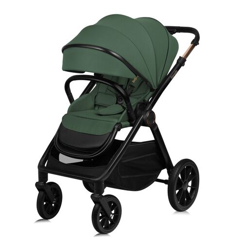 Carucior 2 in 1, Lionelo, Layla, Pana la 22 kg, Verde, Culoare: Verde, Model: 2 in 1,poza 5