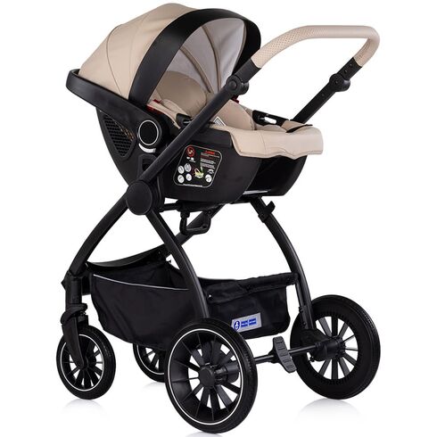 Carucior Chipolino Prestige 3 in 1 latte, Culoare: Crem, Model: 3 in 1,poza 9