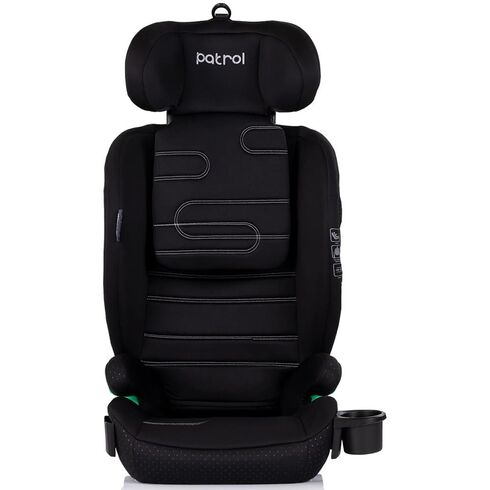 Scaun auto Chipolino Patrol I-Size 100-150 cm cu sistem Isofix noir, Culoare: Negru, Grupa: 15-36kg (4 ani - 12 ani),poza 3