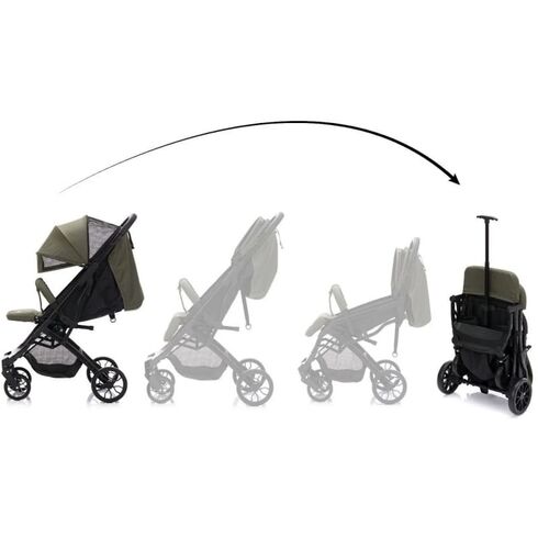 Carucior sport Elite Styler - olive- Fillikid, Culoare: Verde,poza 2