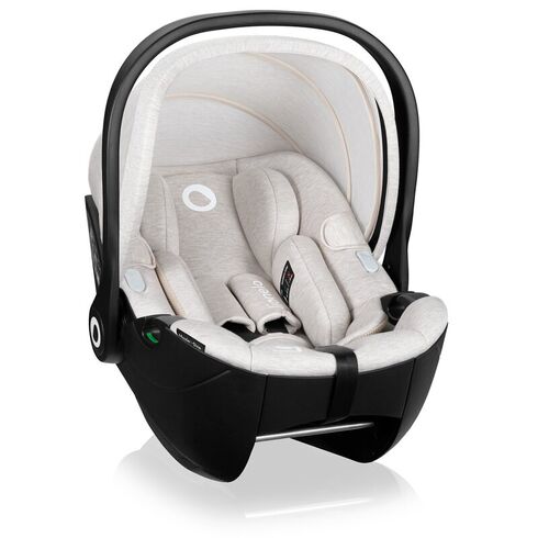 Scoica auto, Lionelo, Moxie, i-Size, 40-87 cm, Conform cu R129, Bej, Culoare: Bej, Grupa: 0-13kg (0 luni - 12 luni),poza 3