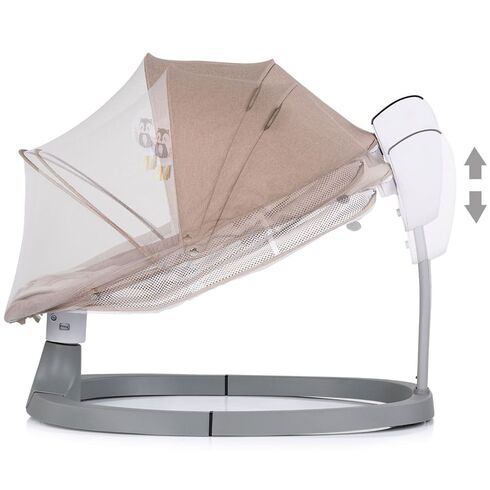 Leagan electric Chipolino Lambada tiramisu, Culoare: Crem,poza 4