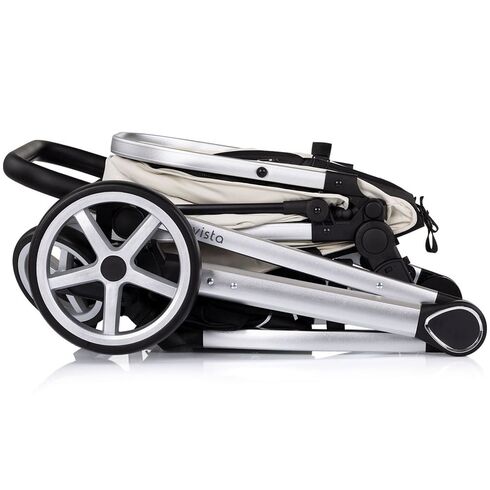 Carucior Chipolino Vista 2 in 1 biscotta, Culoare: Bej, Model: 2 in 1,poza 8