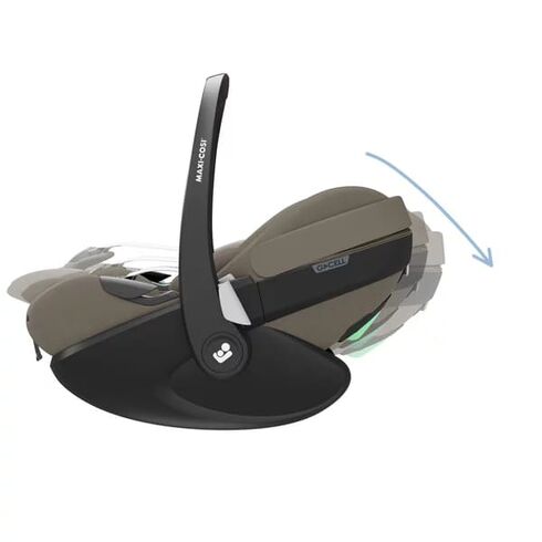 Sistem 4in1 Maxi-Cosi FAME Carucior + Landou + Scoica Auto Pebble 360 PRO2 + Baza Auto FAMILYFIX 360 PRO TWILLIC TRUFFLE, Culoare: Crem, Model: 4 in 1,poza 6