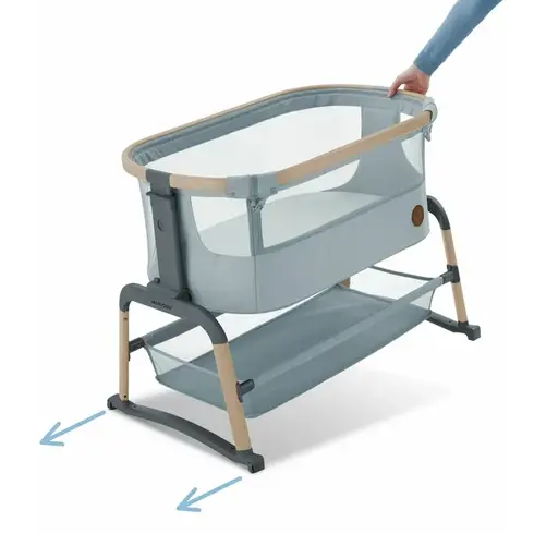 Patut Co-SLEEPER Maxi-Cosi Iora Air BEYOND GREY ECO, Culoare: Gri, Dimensiuni: 80x50,poza 6