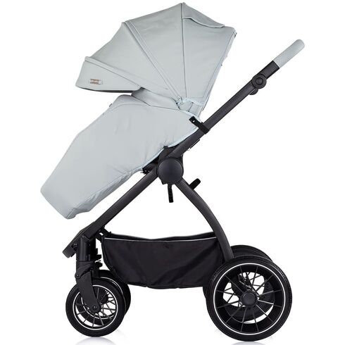 Carucior Chipolino Prestige 3 in 1 matcha, Culoare: Gri deschis, Model: 3 in 1,poza 10