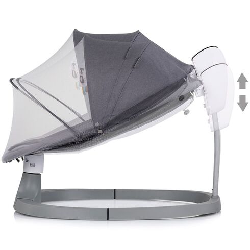 Leagan electric Chipolino Lambada anthracite, Culoare: Gri,poza 3