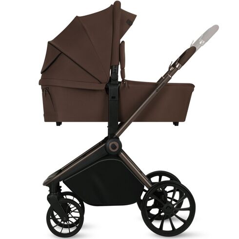 Carucior 3 in 1, Lionelo, Mika Plus, Pana la 22 kg, ECE R129, Mocha Mousse, Culoare: Multicolor, Model: 3 in 1,poza 6