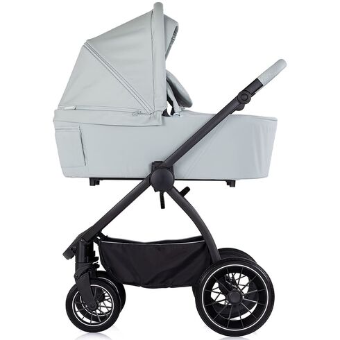 Carucior Chipolino Prestige 3 in 1 matcha, Culoare: Gri deschis, Model: 3 in 1,poza 3