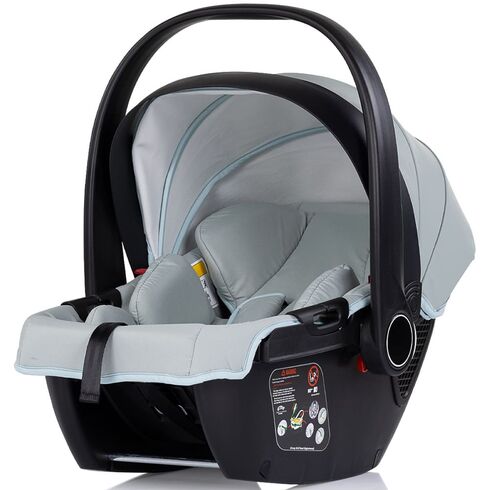 Carucior Chipolino Prestige 3 in 1 matcha, Culoare: Gri deschis, Model: 3 in 1,poza 15