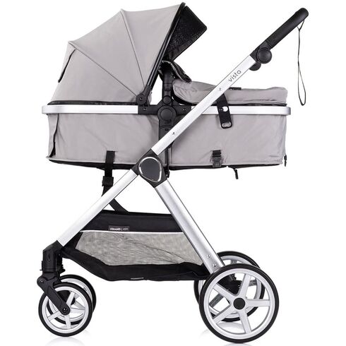 Carucior Chipolino Vista 2 in 1 cloud grey, Culoare: Gri deschis, Model: 2 in 1,poza 6