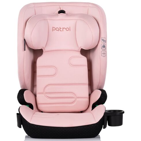 Scaun auto Chipolino Patrol I-Size 100-150 cm cu sistem Isofix powder pink, Culoare: Roz, Grupa: 15-36kg (4 ani - 12 ani),poza 2