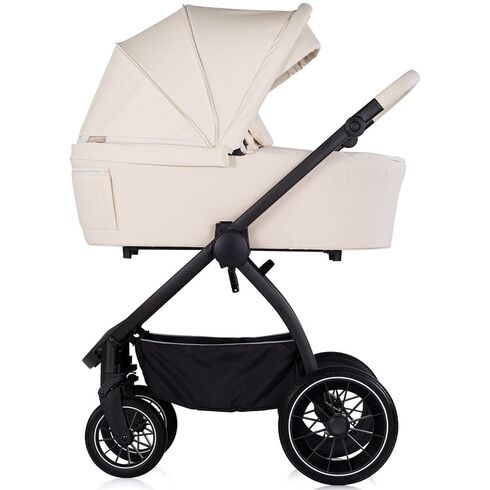 Carucior Chipolino Prestige 3 in 1 cashmere, Culoare: Bej, Model: 3 in 1,poza 4