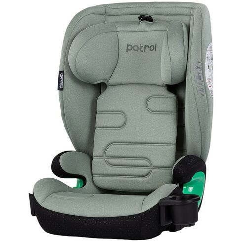 Scaun auto Chipolino Patrol I-Size 100-150 cm cu sistem Isofix matcha, Culoare: Verde, Grupa: 15-36kg (4 ani - 12 ani)