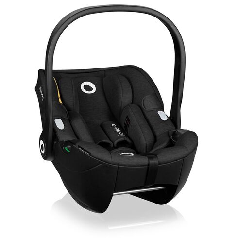 Scoica auto, Lionelo Moxie i-Size, Include baza rotativa 360 cu picior de fixare, 40-87 cm, R129, Negru, Culoare: Negru, Grupa: 0-13kg (0 luni - 12 luni),poza 4