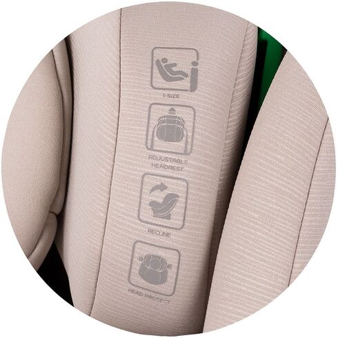 Scaun auto Chipolino Mondial I-Size 40-150 cm latte, Culoare: Bej, Grupa: 0-36kg (0 luni - 12 ani),poza 7
