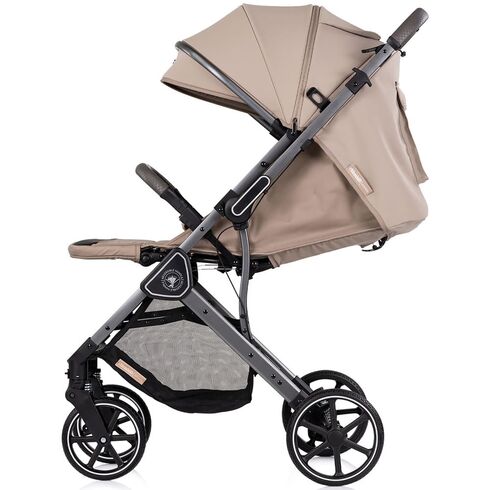 Carucior sport Chipolino Omnia cu maner reversibil latte, Culoare: Crem, Model: sport,poza 5