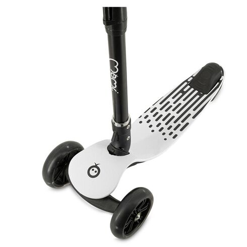 Trotineta pliabila cu roti LED pentru copii, 3 Ani+, MoMi San - Gri, Culoare: Gri,poza 2