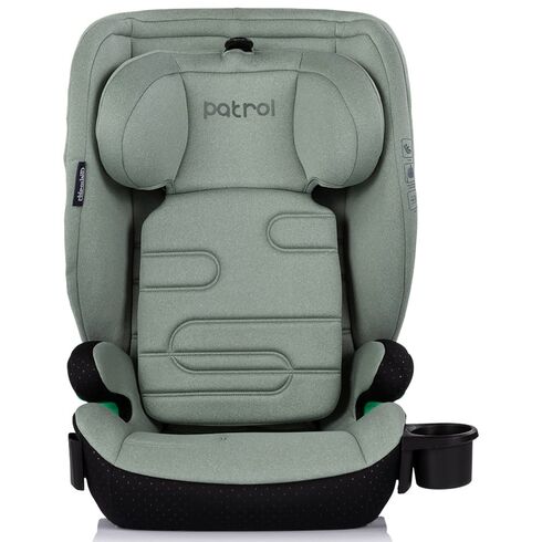 Scaun auto Chipolino Patrol I-Size 100-150 cm cu sistem Isofix matcha, Culoare: Verde, Grupa: 15-36kg (4 ani - 12 ani),poza 2