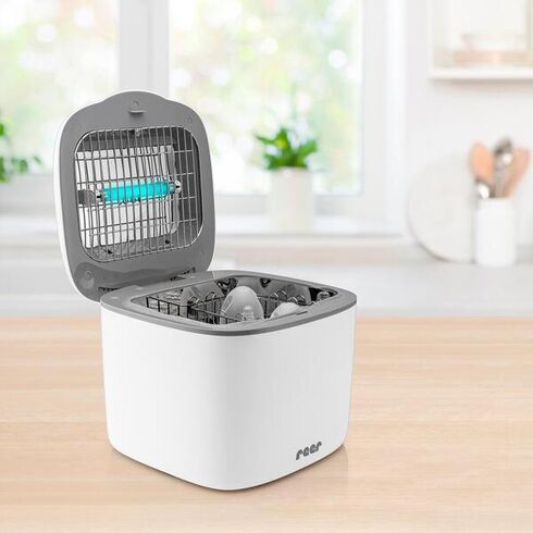 Sterilizator UV pentru biberoane, cu functie de uscare, pana la 12 biberoane, Reer 36120,poza 4
