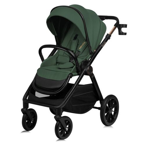 Carucior 2 in 1, Lionelo, Layla, Pana la 22 kg, Verde, Culoare: Verde, Model: 2 in 1,poza 6