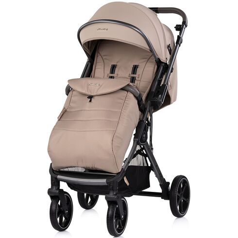 Carucior sport Chipolino Omnia cu maner reversibil latte, Culoare: Crem, Model: sport,poza 3