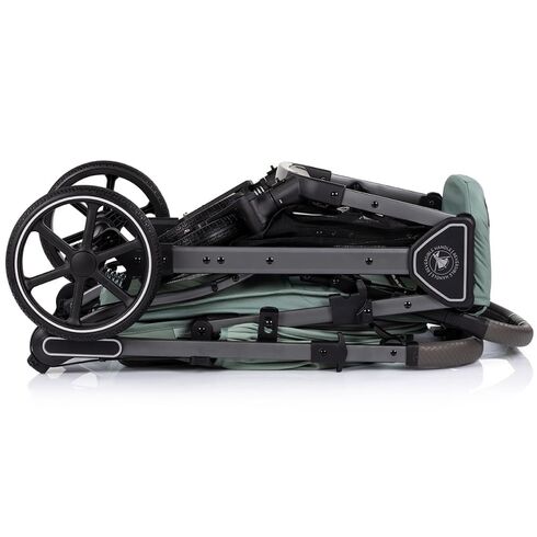 Carucior sport Chipolino Omnia cu maner reversibil matcha, Culoare: Gri deschis, Model: sport,poza 7