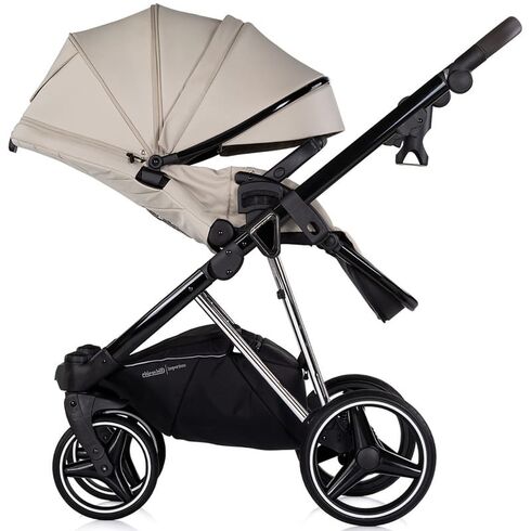 Carucior Chipolino Imperium 3 in 1 cashmere, Culoare: Bej, Model: 3 in 1,poza 13