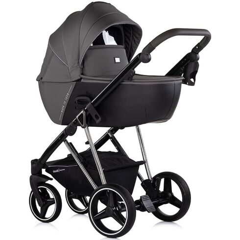 Carucior Chipolino Imperium 3 in 1 charcoal, Culoare: Gri/Negru, Model: 3 in 1,poza 2