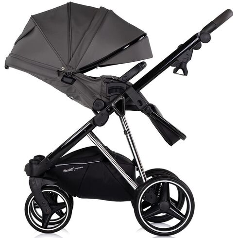 Carucior Chipolino Imperium 3 in 1 charcoal, Culoare: Gri/Negru, Model: 3 in 1,poza 13