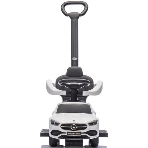 Masinuta de impins Chipolino Mercedes Benz C-Class cu maner white, Culoare: Alb,poza 2