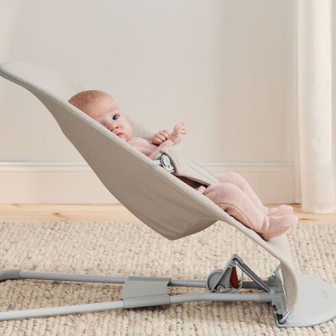 BabyBjorn - Balansoar Bliss Light Beige, 3D Jersey, Culoare: Bej,poza 3