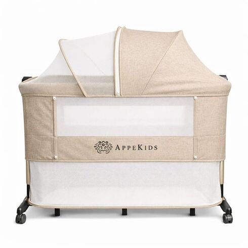 Co-Sleeper 4in1 AppeKids - Dreamy - Sand, Culoare: Crem, Dimensiuni: 90x50,poza 2