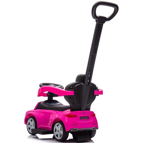 Masinuta de impins Chipolino Mercedes Benz C-Class cu maner pink, Culoare: Roz,poza 5