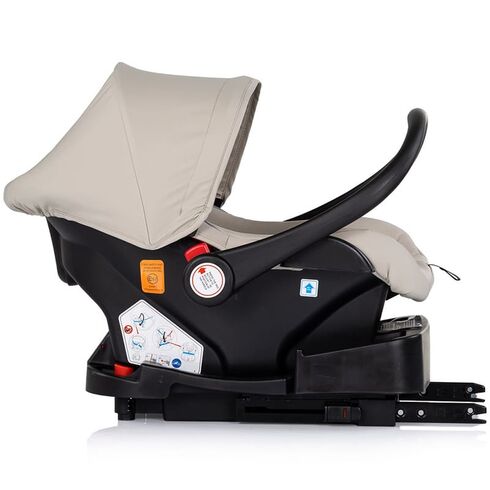 Carucior Chipolino Imperium 3 in 1 cashmere, Culoare: Bej, Model: 3 in 1,poza 18