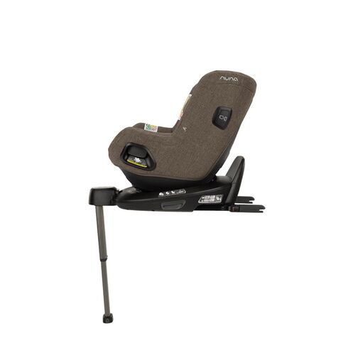 Nuna - Set Scaun auto rotativ i-Size TODL next Pistachio, 40-105 cm + Baza isofix BASE next i-Size pentru TODL next, testat ADAC, Culoare: Maro, Grupa: 0-18kg (0 luni - 4 ani),poza 4