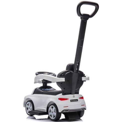 Masinuta de impins Chipolino Mercedes Benz C-Class cu maner white, Culoare: Alb,poza 4