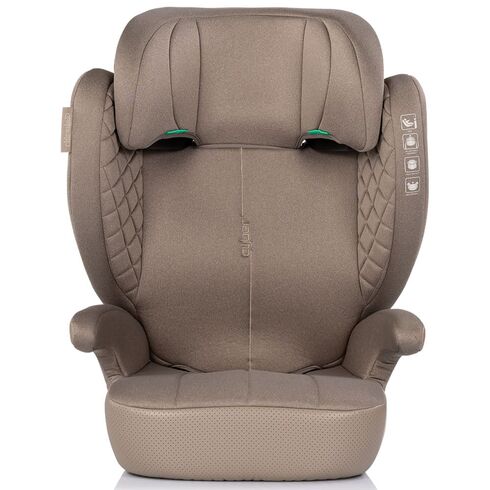 Scaun auto Chipolino Cyber I-Size 100-150 cm latte, Culoare: Crem, Grupa: 15-36kg (4 ani - 12 ani),poza 2