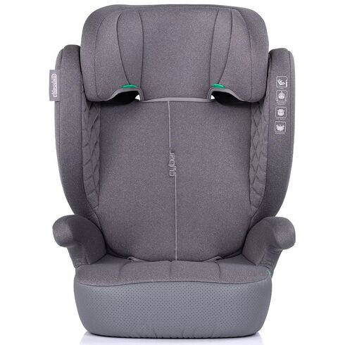 Scaun auto Chipolino Cyber I-Size 100-150 cm platinum, Culoare: Gri, Grupa: 15-36kg (4 ani - 12 ani),poza 2