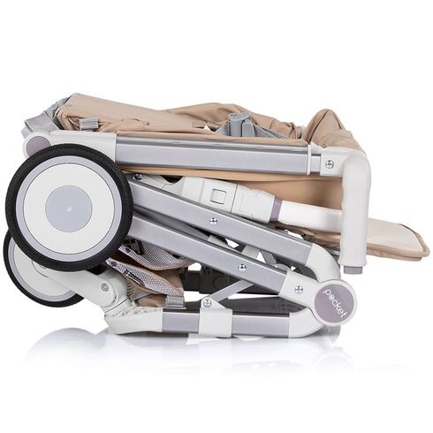 Carucior sport Chipolino Pocket latte, Culoare: Crem, Model: sport,poza 5