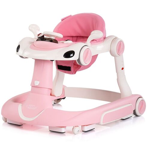 Premergator Chipolino Happy Walker 5 in 1 pink, Culoare: Roz,poza 3