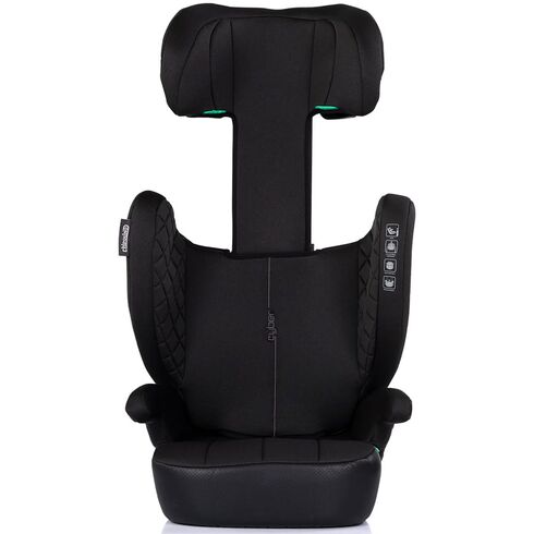 Scaun auto Chipolino Cyber I-Size 100-150 cm noir, Culoare: Negru, Grupa: 15-36kg (4 ani - 12 ani),poza 3