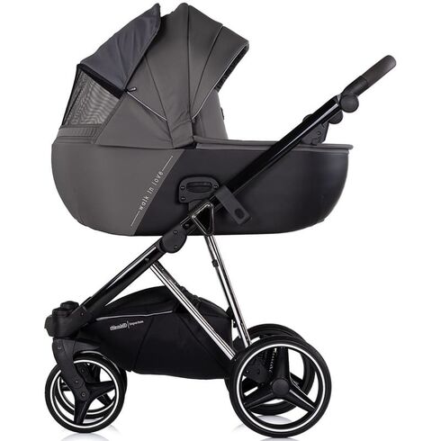Carucior Chipolino Imperium 3 in 1 charcoal, Culoare: Gri/Negru, Model: 3 in 1,poza 5