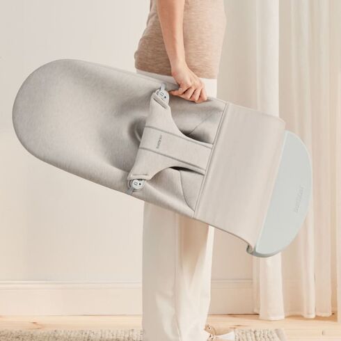 BabyBjorn - Balansoar Bliss Light Beige, 3D Jersey, Culoare: Bej,poza 4