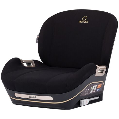 Inaltator auto Chipolino Genesis I-Size 125-150 cm cu sistem Isofix noir, Culoare: Negru, Grupa: 22-36kg (6 ani - 12 ani)