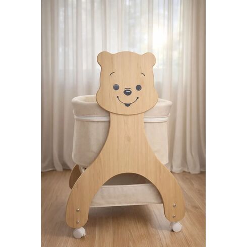 Patut Multifunctional cu leganare electrica, sunete si Bluetooth, AppeKids - Buggy,poza 5