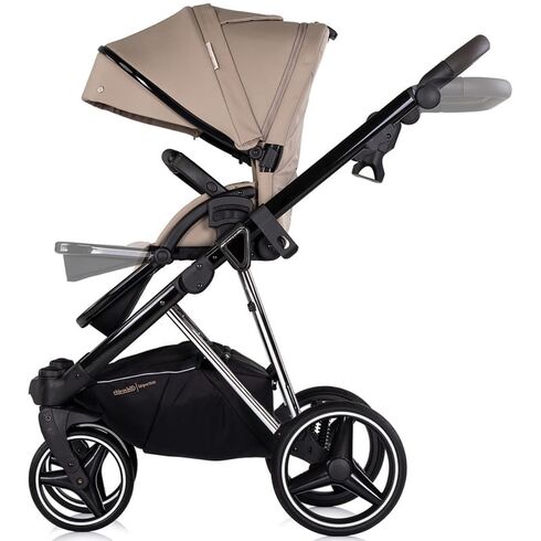 Carucior Chipolino Imperium 3 in 1 latte, Culoare: Crem, Model: 3 in 1,poza 10