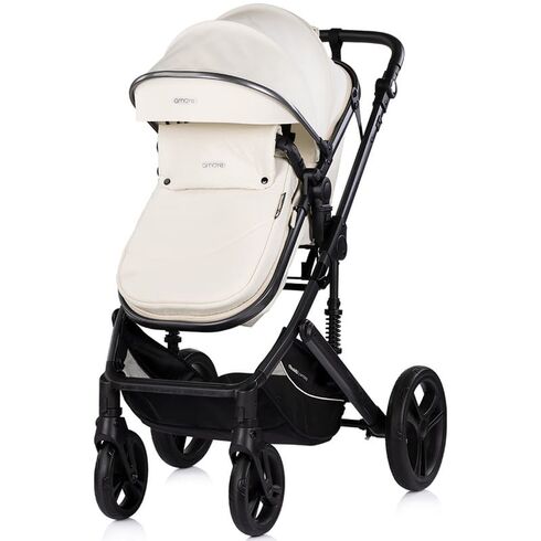 Carucior Chipolino Amore 3 in 1 cashmere, Culoare: Bej, Model: 3 in 1,poza 4